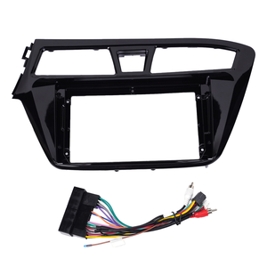 Cadre d'installation de lecteur multimédia DVD audio de voiture classique en plastique noir UV de 9 pouces, accessoires intérieurs - Product Image 1