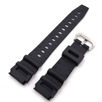 Bracelet de montre de sport en plastique noir pour hommes remplacement original 18 20 22 mm bracelet de montre gshock