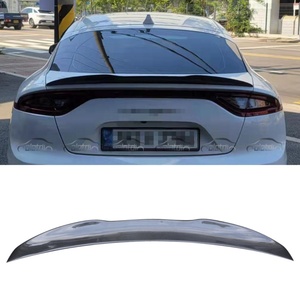 For KIA Stinger GT Add P Style Carbon <b>Boot</b> Lip Rear Trunk Ducktail Spoiler Tail Wing 2017-2021 - Product Image 2