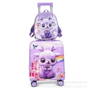 Juego de Maletas Infantiles ABS de Gran Capacidad, Impermeables y Antirrobo, con Ruedas Giratorias, Diseño de Dibujos Animados, Fácil de Guardar - Product Image 4