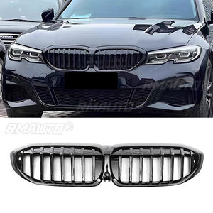 Parrilla Delantera Negra Brillante para BMW Serie 3 G20 2019 2020 2021 2022, Rejilla de ABS para Parachoques, Estilo Automotriz - Product Image 1