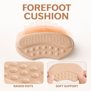 <span class=keywords><strong>Demi</strong></span>-semelles en cuir de vachette <span class=keywords><strong>pour</strong></span> hommes et femmes, coussinets d'avant-pied en cuir véritable, inserts confortables et fins <span class=keywords><strong>pour</strong></span> chaussures plates - Product Image 3