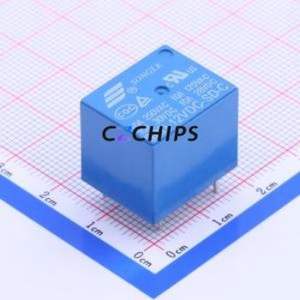 SRD-12VDC-SD-C Power Relay Through hole Component (THT),15.6x19.2mm Relay 12V 1 Changeover: 1C (SPDT-Changeover)::: 5 250V-AC - Product Image 1