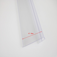 Clips de fixation métalliques QS39 pour rayonnages de supermarché, porte-étiquettes de prix en PVC, présentoirs de gondole, vente en gros