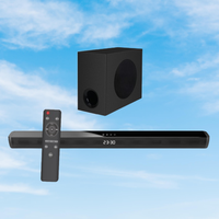 Vofull 120W Hifi Audio Wireless Produk Baru 2.1 Blue Tooth Soundbar Speaker 3d Stereo Surround Soundbar untuk TV