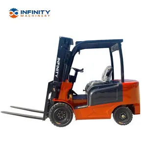 Uzun servis ömrü 1ton 1.5ton 2ton 2.5ton elektrikli Mini Forklift 3-6m tam üçlü direk