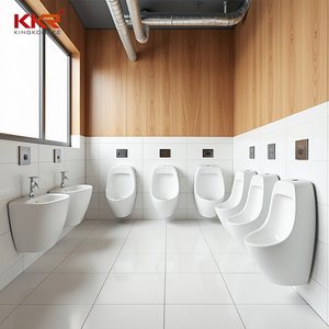 Moderne Milieuvriendelijke Keramische Waterloze Urinoirsensor Aan De Muur Gemonteerde Draagbare Badkamerfunctie Voor Duurzame Kantoorgebouwen - Product Image 4