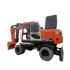 รถขุดล้อยาง Doosan DX150W-5C dx60w น้ำหนักใช้งาน 15 ตัน ความจุบุ้งกี๋ขุด 0.75 ลูกบาศก์เมตร รุ่นไฮดรอลิก - Product Image 1