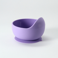 Ensemble d'alimentation pour bébé sans BPA, bols à ventouse en silicone, produit de sevrage pour tout-petits