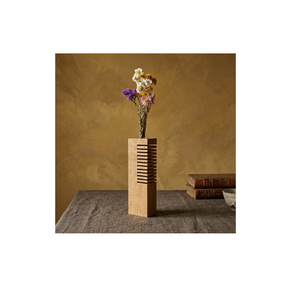 Florero de Madera de Mango Hecho a Mano de Lujo, Centro de Mesa Decorativo de Madera para Decoración de Mesa Interior de Hogar Moderno - Product Image 2