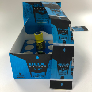 Hush Shot 10ml-12ct hiển thị hộp giấy | thu nhỏ tay áo kết thúc tốt đẹp trên cuộn cho 10ml chai thủy tinh/2oz chai nhựa - Product Image 1