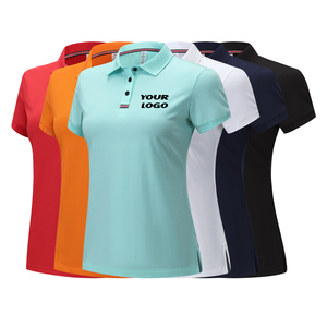 T-shirt polo personnalisé de la meilleure qualité Polo athlétique imprimé de logo à séchage rapide anti-boulochage de conception jacquard personnalisée - Product Image 3