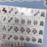Siap Kirim Set Alas Mahjong Akrilik Mewah Motif Lautan Terbaru 2026 untuk 4 Pemain, Mahjong Poker Amerika, Produk Terlaris