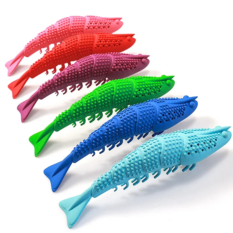 2022 New Edible Rubber Cat Fish Toys Cat Catnip For Pet Cats Interactive Toys
