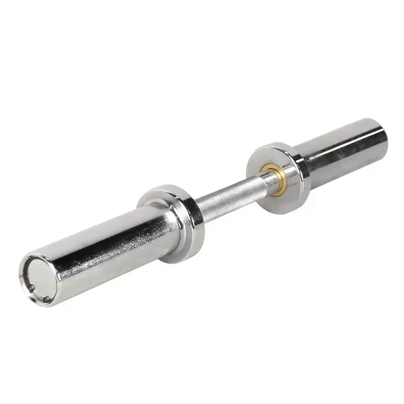 Factory Direct Price 2 Inch Chromed Barbell 25/28/30mm Adjustable Dumbbell Bar For Strength Training