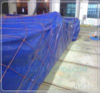 Bâche de protection blanche enduite imperméable robuste, bâche de sol, protection de tente, couverture de remorque, couverture de trampoline, résistante aux UV, pour garçons et filles