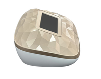 Boîtier de dispositif de test cosmétique de bureau en ABS de qualité médicale F&Y Private Mould, design personnalisé taillé au diamant doré, OEM ODM