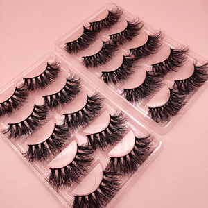 Faux Cils 3d Faux Cils de Vison Logo Personnalisé Boîte Bande Cils Faux Vison Vemdor <span class=keywords><strong>Flufy</strong></span> Faux Cils de Vison - Product Image 2