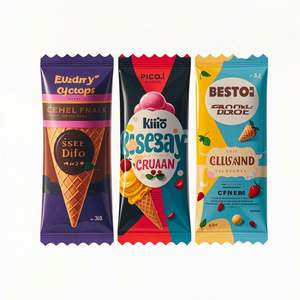 Emballage personnalisé imprimé en héliogravure pour barres chocolatées énergétiques aux noix et aux champignons, sachet de 3,5 g, PE de qualité alimentaire, Mylar biodégradable - Product Image 2