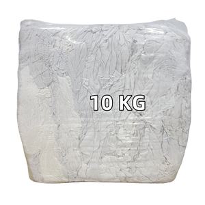 カット済みの白い綿布、工業用清掃用綿布、高吸収性の白い綿布、白いTシャツの布 - Product Image 3