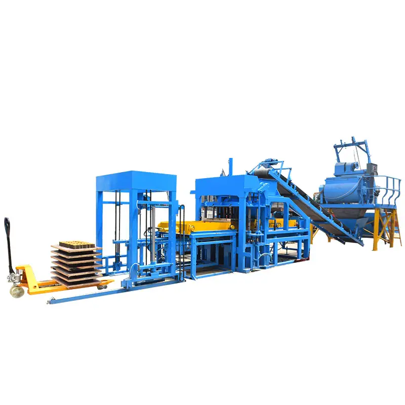 ZEYU, Заводское производство, высокое качество, QT4-15 автоматическая гидравлическая машина для бетонных цементных блоков