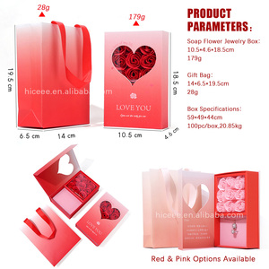 Nouvelle boîte <span class=keywords><strong>cadeau</strong></span> en forme <span class=keywords><strong>de</strong></span> cœur avec fenêtre, motif 9 roses rouges, avec couvercle rabattable, <span class=keywords><strong>pour</strong></span> ranger bijoux (colliers, bagues) <span class=keywords><strong>pour</strong></span> <span class=keywords><strong>maman</strong></span> - Product Image 3