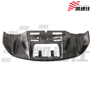 Diffuseur arrière en fibre de carbone mate style <span class=keywords><strong>GT</strong></span>, fibre de carbone brillante, pour <span class=keywords><strong>Audi</strong></span> <span class=keywords><strong>R8</strong></span> V10, lèvre de pare-chocs arrière - Product Image 2