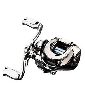 Carrete de Pesca Universal de Largo Alcance Anti-Backlash Sassy Sound de Metal, Aluminio y Plástico con Método de Spinning para Pesca en Corrientes con Señuelos - Product Image 1
