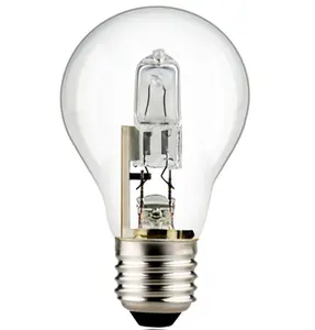 तुर्की के बाजार CE अनुमोदित पर्यावरण हलोजन प्रकाश बल्ब 220v 28W 42w 53w 70w 100w a55 पर्यावरण हलोजन दीपक