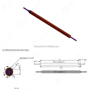 700-um-Innenrohr aus weichem Edelstahl 304 25mm mit Enden, geändert auf Durchmesser 400 Um Außen durchmesser des Kabels 1,25mm - Product Image 1