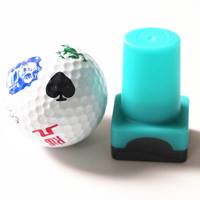 Tampon de balle de golf en plastique à encre permanente à séchage rapide de 1/2*3/4 pouces