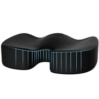 Coussin de siège en mousse à mémoire de forme pour soulagement de la sciatique, coussin de coccyx, pour siège de bureau, siège de voiture, correction de la douleur au coccyx, soutien lombaire