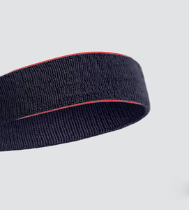 Bandeau de sport en polyester fin brodé de logo personnalisé élastique et absorbant la sueur pour le basket-ball et la course à pied amortissement à large prise - Product Image 6
