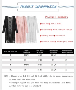 cardigan pour les femmes cardigans pour femme longue Sexy Devant Ouvert Plage Kimono long Couverture ups robe de plage - Product Image 3
