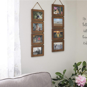 Bộ Khung Ảnh 4X6 Với 8 Khung Cắt Dán Mở Ngang Để Hiển Thị Tường - Product Image 4