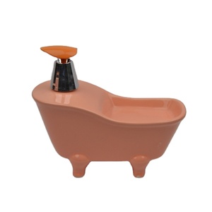 Dispensador de Jabón de Cerámica para Bañera, Moderno, Económico y Vacío - Product Image 2