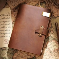 Carnet de notes rétro en cuir à feuilles mobiles, carnet de notes pour Journal intime, A5, A6, A7, vente en gros