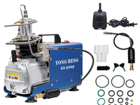 Compresseur d'air haute pression YONG HENG 4500 PSI 30MPa, pompe à air électrique PCP pour le remplissage de réservoirs de paintball et de plongée sous-marine
