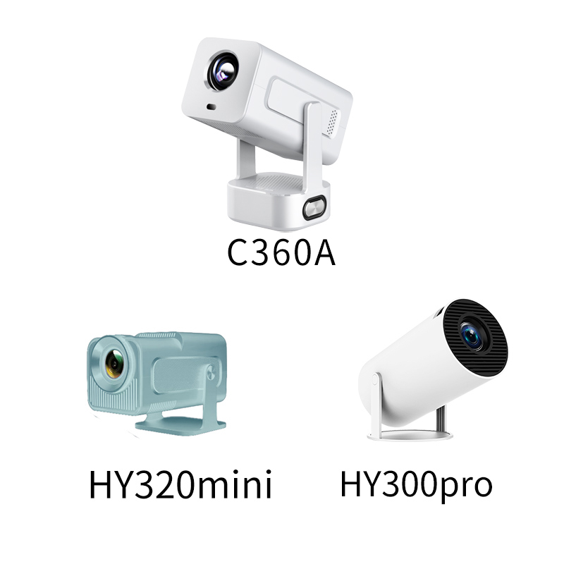 Горячий новый продукт C360A Hy300pro Hy320mini домашний 100 люмен портативный Android Lcd мини-проектор