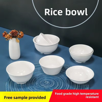 Bol de 4,5 pouces 100 % mélamine de qualité alimentaire, incassable et robuste, idéal pour les cadeaux, avec support de personnalisation du logo pour promotion