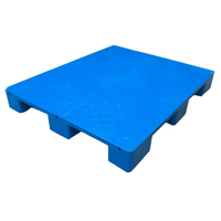Palette en plastique Euro simple face légère et robuste, empilable, 1200*1000, pour stockage industriel et entrepôts, 4 directions, en promotion