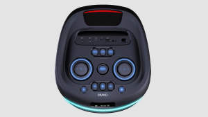 <span class=keywords><strong>EDEN</strong></span>-Partybox portable sans fil BT double 6.5 double enceinte de 8 pouces, 80W, Boombox télécommande effet feu Led Li - Product Image 3