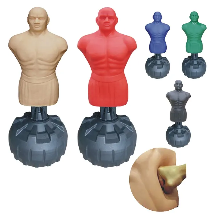 Man dummy stand boxing made in China factory Professional boxing equipment height adjustable vent dummy man boxing dummy bob