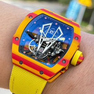Nouvelle Montre Mécanique de Luxe Designer 2026 27-03 Tourbillon Haute Qualité en Carbone Brasé pour Homme - Product Image 4