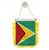 Drapeau national de la République dominicaine, mini-drapeau en polyester 15*10 cm, décoration nationale pour les événements sportifs, festival patriotique