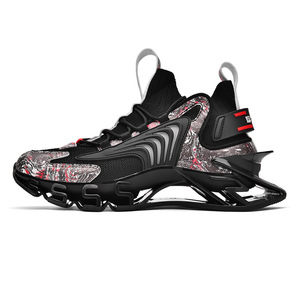Scarpe da corsa antiscivolo personalizzate da uomo alla moda in gomma per uso autunnale e invernale - Product Image 6