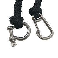 Bungee Dock Line PWC Corde d'amarrage pour bateaux Kayak Jet Ski Pontoon Canoë-Accessoires de quincaillerie marine