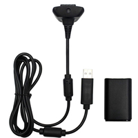 2In1 4800mAh Rechargeable Pour Xboxes 360 Gamepad Battery Kit Pour Xboxes 360 Joystick Battery Charger