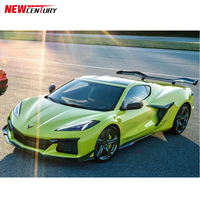 Aile arrière en Fiber de carbone C8 pour Chevrolet Corvette C8 2020 modifié amélioré Z06 aileron d'aile arrière en Fiber de carbone sec