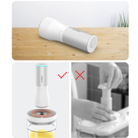 Récipient alimentaire en plastique de vente en gros pot airless avec couvercle d'étanchéité sous vide